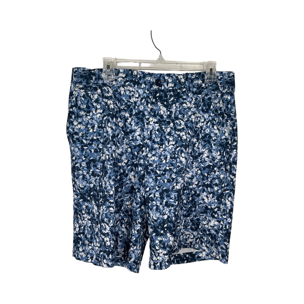 Attack Life by Greg Norman Blue Patterned Men's Shorts 076